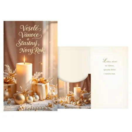 MFP přání vánoční s klopou na peníze V24-506 H PRANI_H_676