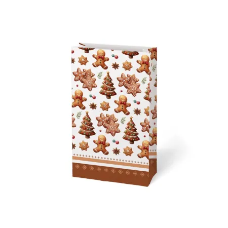 MFP sáček papírový vánoční KRAFT 3 10x18x6cm mix 5252802