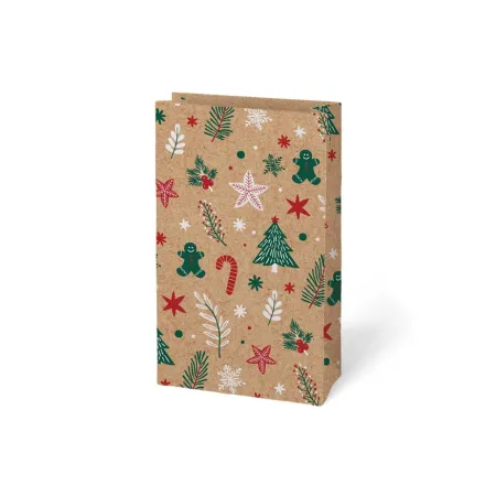 MFP sáček papírový vánoční KRAFT 4 10x18x6cm mix 5252927