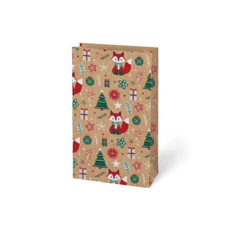 MFP sáček papírový vánoční KRAFT 4 10x18x6cm mix 5252927