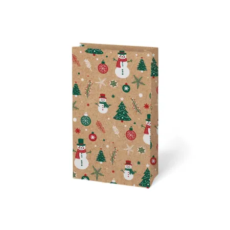 MFP sáček papírový vánoční KRAFT 4 10x18x6cm mix 5252927