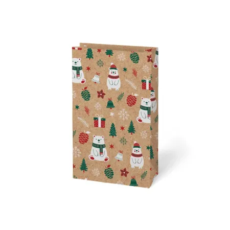 MFP sáček papírový vánoční KRAFT 4 10x18x6cm mix 5252927