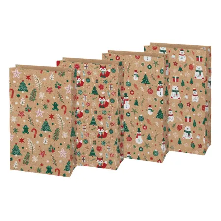 MFP sáček papírový vánoční KRAFT 4 15x27x9cm mix 5252928