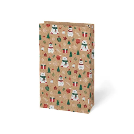 MFP sáček papírový vánoční KRAFT 4 15x27x9cm mix 5252928