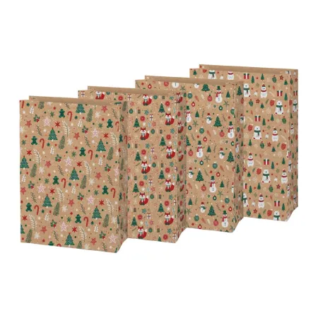 MFP sáček papírový vánoční KRAFT 4 26x36x12cm mix 5252929