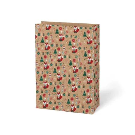 MFP sáček papírový vánoční KRAFT 4 26x36x12cm mix 5252929