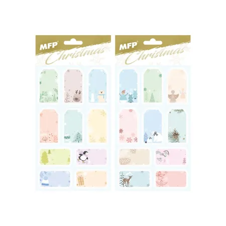 MFP samolepky na dárky vánoční 120x200mm/20ks 8886511