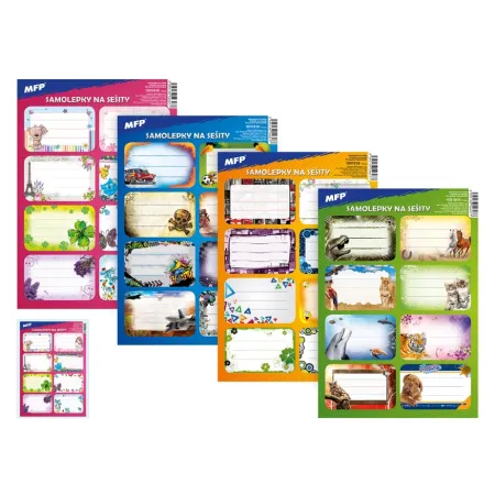 MFP samolepky na sešity 8ks 1031815