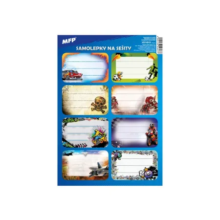MFP samolepky na sešity 8ks 1031815
