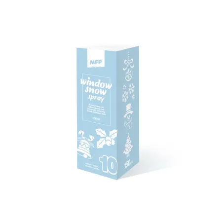 MFP spray 150ml dekorační sníh na okna se šablonami 8886214