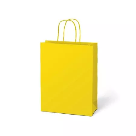 MFP taška dárková T4 kraft 180x230x100 žlutá - 5251222