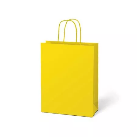 MFP taška dárková T5 kraft 260x320x100 žlutá - 5251227