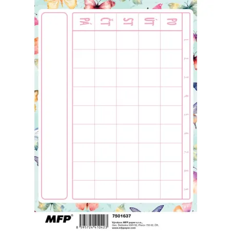 MFP úkolníček A5 Butterfly 7501637