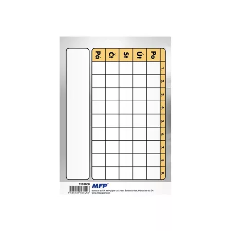 MFP úkolníček A6 Auto 7501058