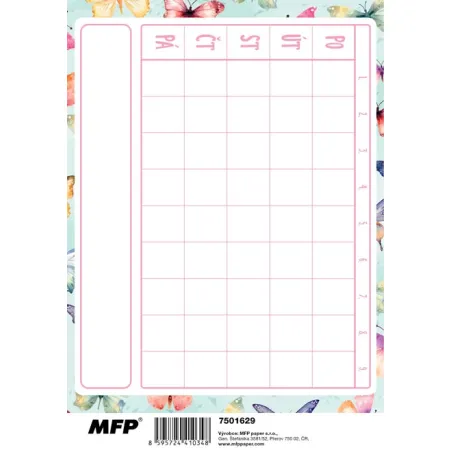 MFP úkolníček A6 Butterfly 7501629