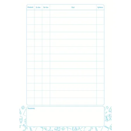 MFP úkolníček A6 Fotball 7501625