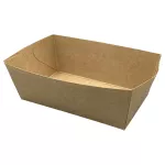 Miska kónická KRAFT 250 ml, 10 x 6 x 4 cm (250 ks) s tukovou bariérou, FSC Mix