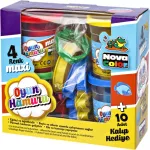 Modelovací hmota Play Dough 4x130g + tvořítka NC-4155