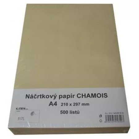 Náčrtníkový papír A4, Chamois
