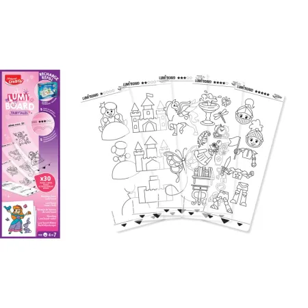 Náhradní náplň do kreativní sady Lumi Board - Pohádka