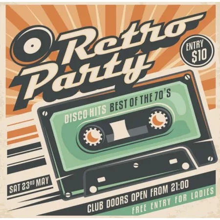 Nástěnný kalendář 2017 Helma, Retro LP16-17