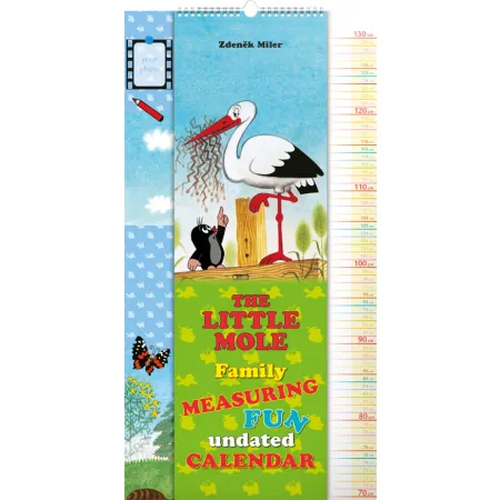 Nástěnný kalendář Krteček GB, měřicí, 33 × 64 cm