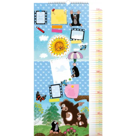 Nástěnný kalendář Krteček GB, měřicí, 33 × 64 cm