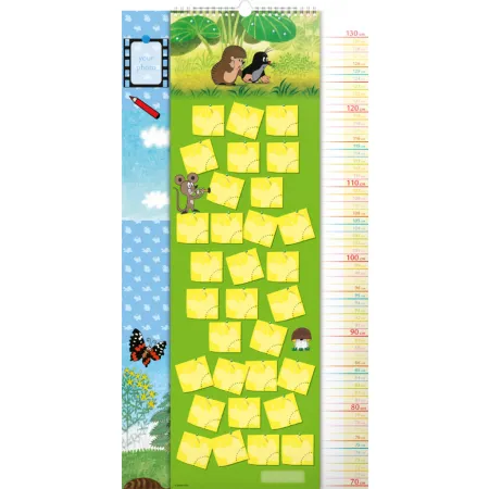 Nástěnný kalendář Krteček GB, měřicí, 33 × 64 cm