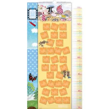 Nástěnný kalendář Krteček GB, měřicí, 33 × 64 cm