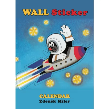 Nástěnný kalendář Krteček, se samolepkami, nedatovaný, 33 x 46 cm