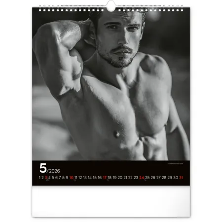 Nástěnný kalendář Men 2026, 30 x 34 cm