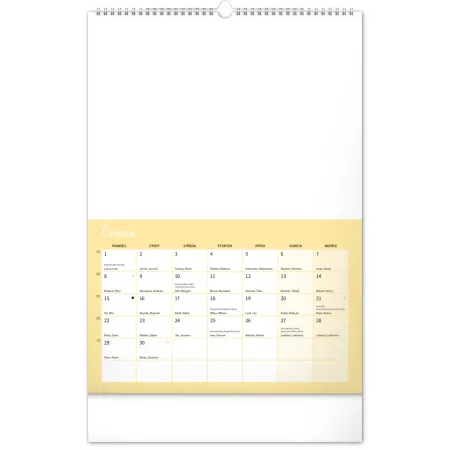 NOTIQUE Kreativní rodinný kalendář 2026, 33 x 46 cm