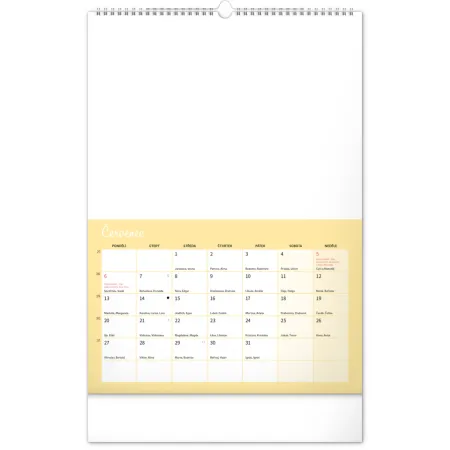 NOTIQUE Kreativní rodinný kalendář 2026, 33 x 46 cm