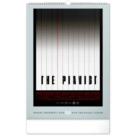 NOTIQUE Nástěnný kalendář Alternative Movie Posters 2026, 33 x 46 cm