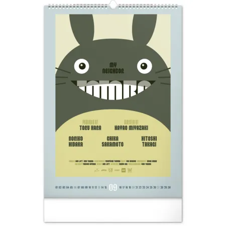 NOTIQUE Nástěnný kalendář Alternative Movie Posters 2026, 33 x 46 cm