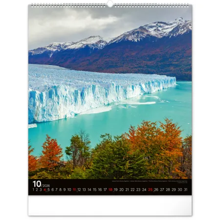 NOTIQUE Nástěnný kalendář Energie 2026, 48 x 56 cm