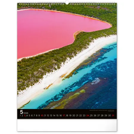 NOTIQUE Nástěnný kalendář Energie 2026, 48 x 56 cm