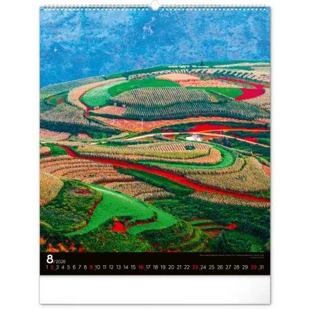 NOTIQUE Nástěnný kalendář Energie 2026, 48 x 56 cm