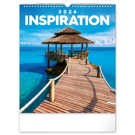 NOTIQUE Nástěnný kalendář Inspirace 2026, 30 x 34 cm