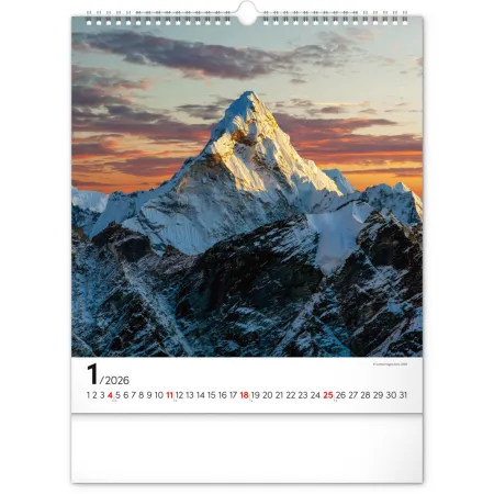 NOTIQUE Nástěnný kalendář Inspirace 2026, 30 x 34 cm