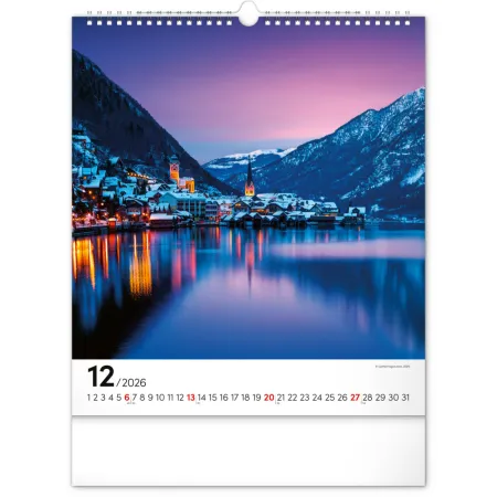 NOTIQUE Nástěnný kalendář Inspirace 2026, 30 x 34 cm