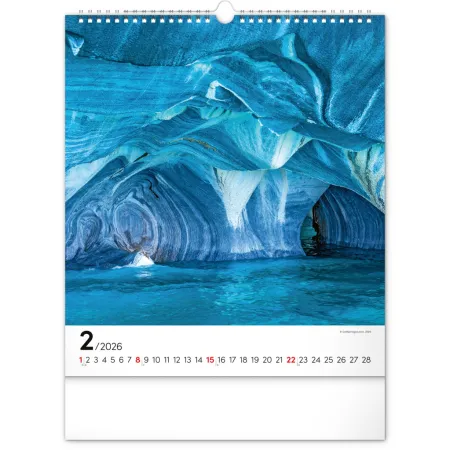 NOTIQUE Nástěnný kalendář Inspirace 2026, 30 x 34 cm