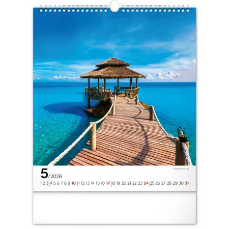 NOTIQUE Nástěnný kalendář Inspirace 2026, 30 x 34 cm