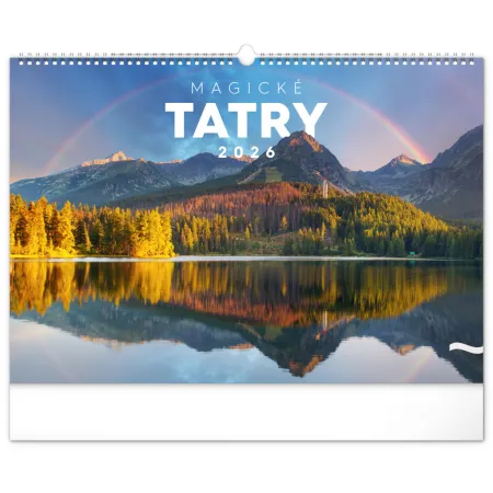 NOTIQUE Nástenný kalendár Magické Tatry 2026, 48 x 33 cm