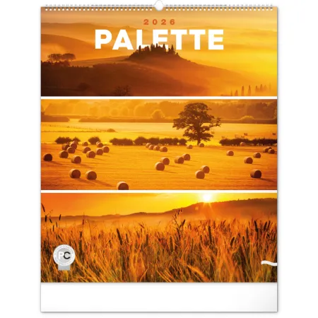 NOTIQUE Nástěnný kalendář Paleta 2026, 48 x 56 cm