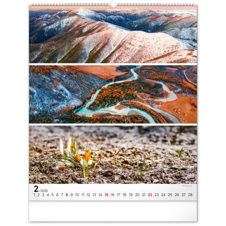 NOTIQUE Nástěnný kalendář Paleta 2026, 48 x 56 cm