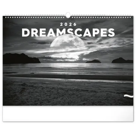 NOTIQUE Nástěnný kalendář Snová krajina 2026, 48 x 33 cm