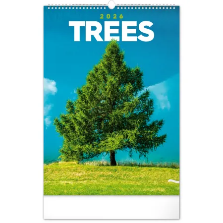 NOTIQUE Nástěnný kalendář Stromy 2026, 33 x 46 cm