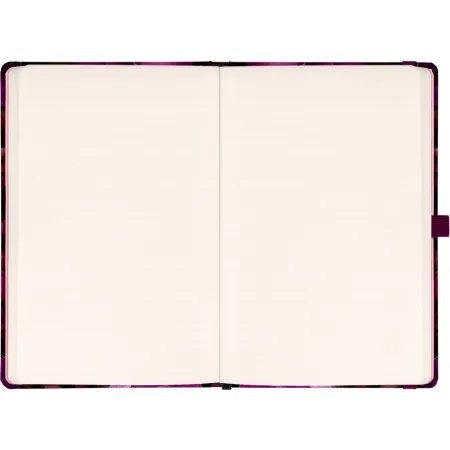 NOTIQUE Planbook diář/notes Fialové květy 2026, 13 x 21 cm