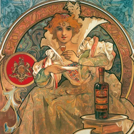NOTIQUE Poznámkový kalendář Alfons Mucha 2026, 30 x 30 cm